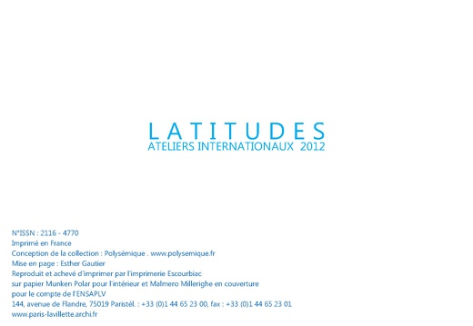Latitudes 2012 0