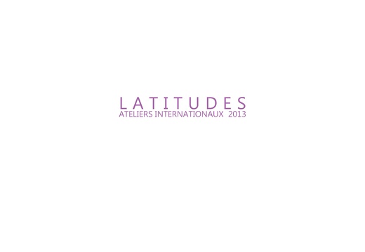 Latitudes 2013 Page 0